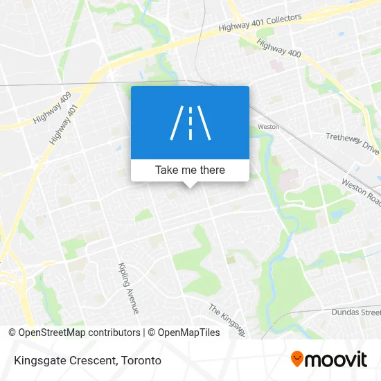 Kingsgate Crescent map