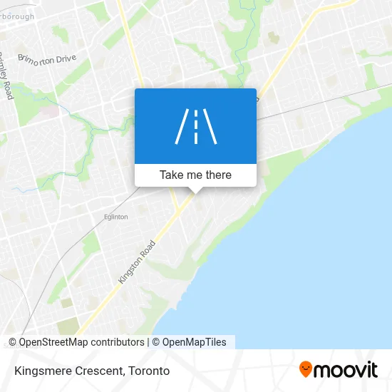 Kingsmere Crescent map