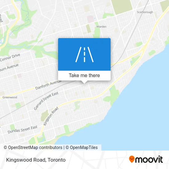 Kingswood Road map