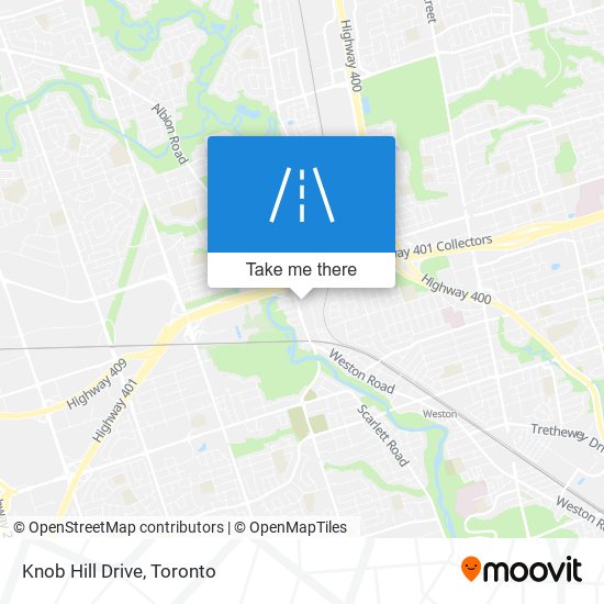 Knob Hill Drive map