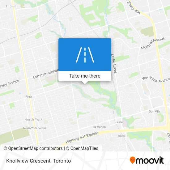 Knollview Crescent map