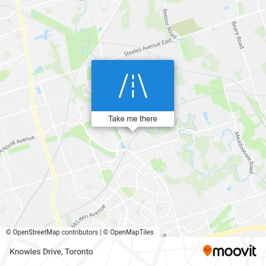 Knowles Drive map