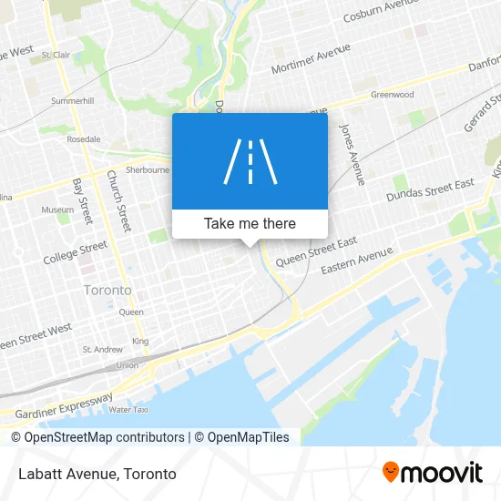 Labatt Avenue map