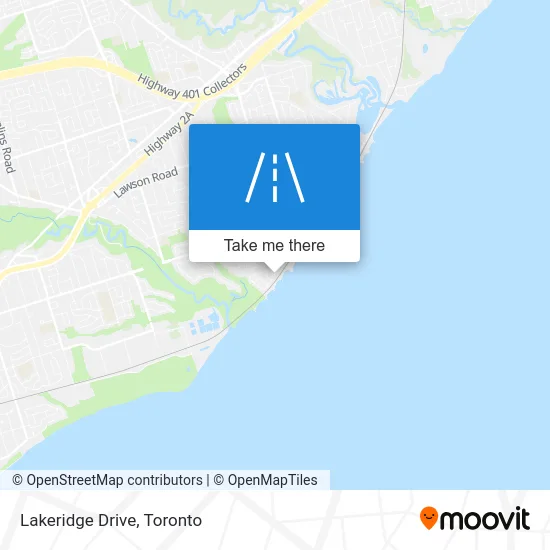 Lakeridge Drive map