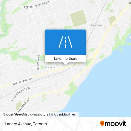 Landry Avenue map