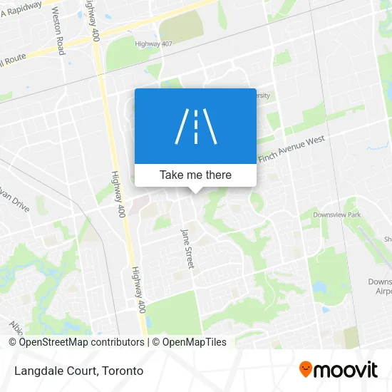 Langdale Court map