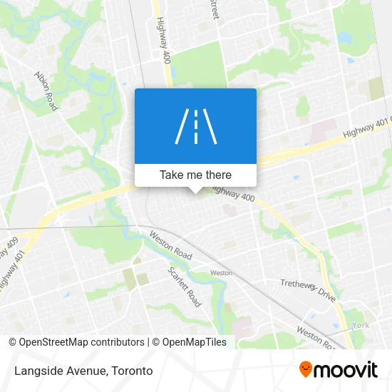 Langside Avenue map