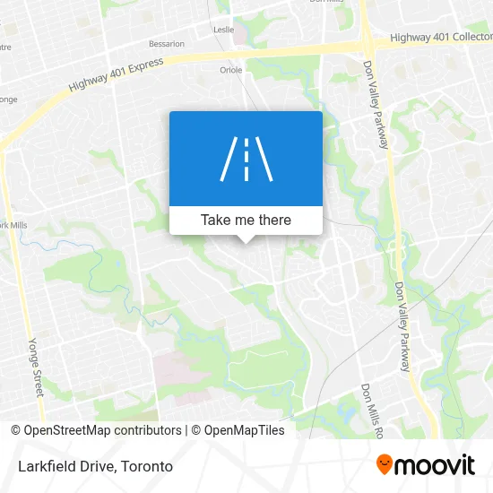 Larkfield Drive map