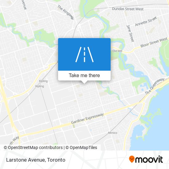 Larstone Avenue map