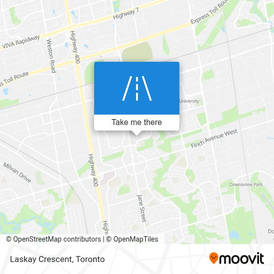 Laskay Crescent map