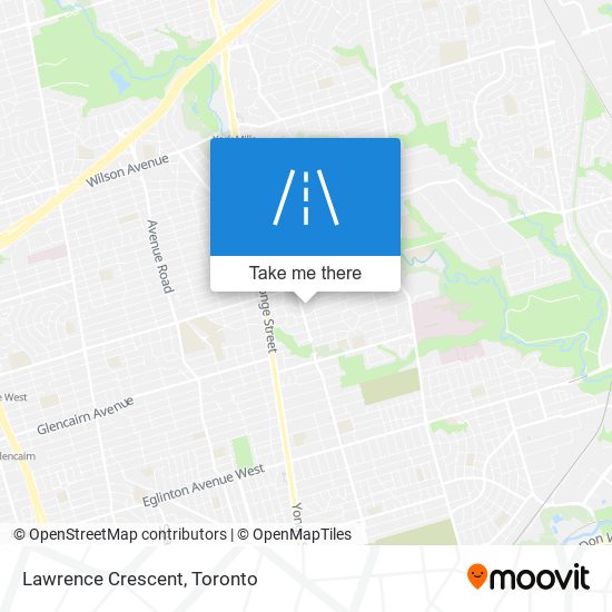 Lawrence Crescent map