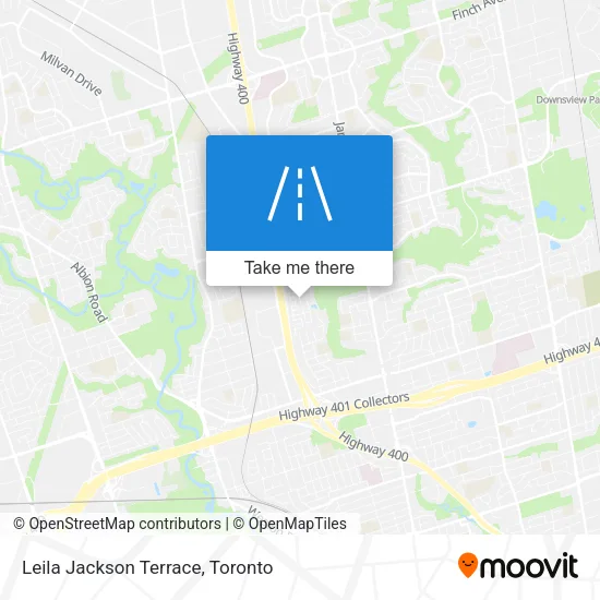 Leila Jackson Terrace map