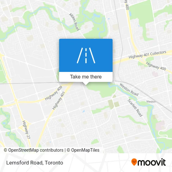 Lemsford Road map