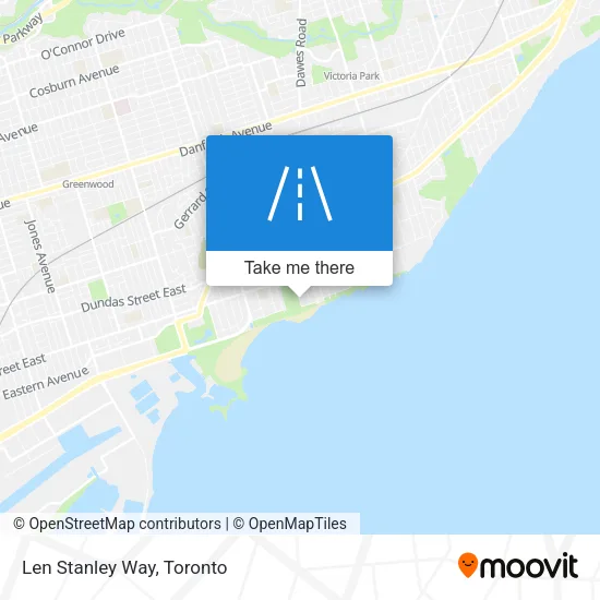 Len Stanley Way map