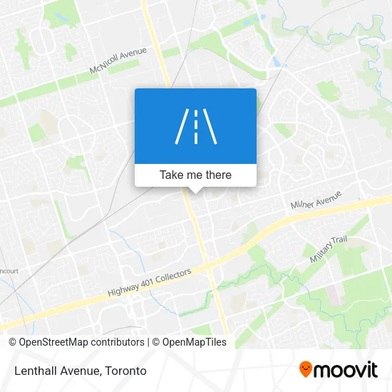Lenthall Avenue map