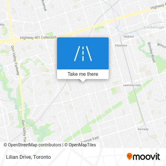 Lilian Drive map