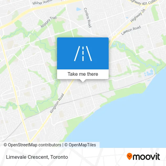 Limevale Crescent map