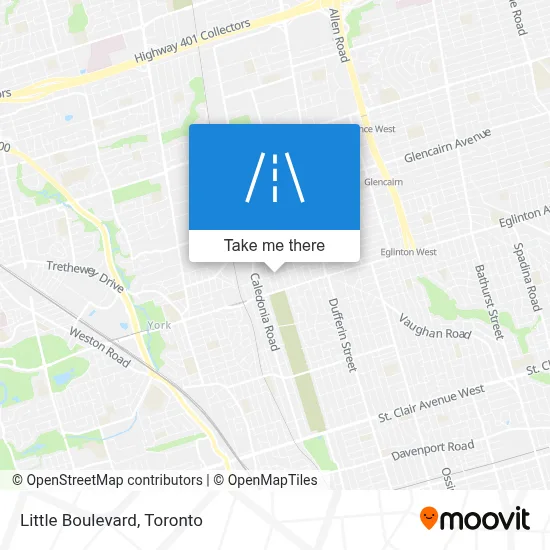 Little Boulevard map