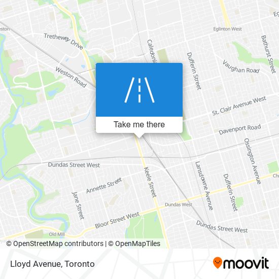 Lloyd Avenue map