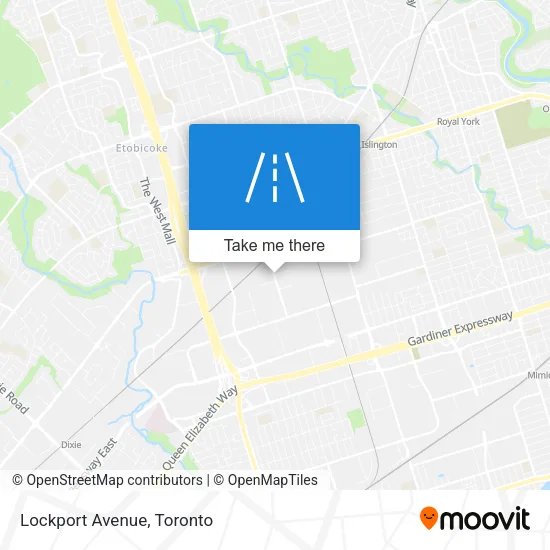 Lockport Avenue map