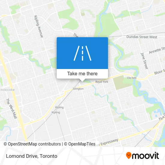 Lomond Drive map