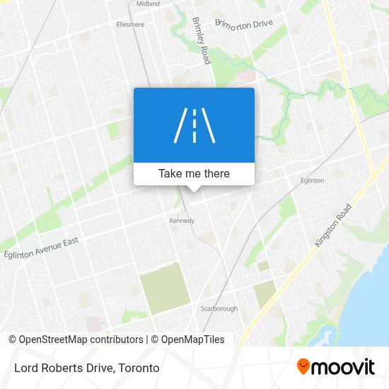 Lord Roberts Drive map