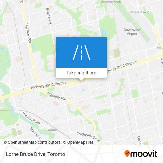 Lorne Bruce Drive map