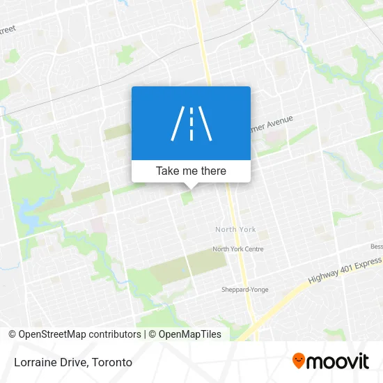 Lorraine Drive map