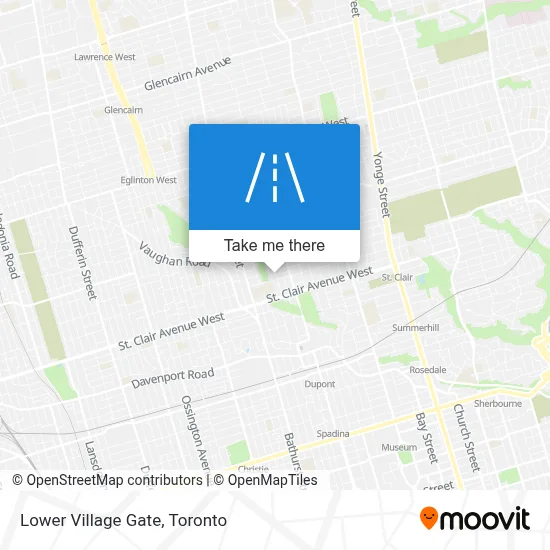 Lower Village Gate map