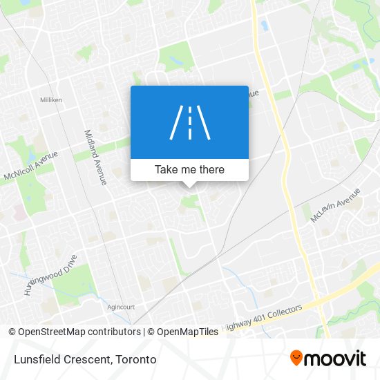 Lunsfield Crescent map