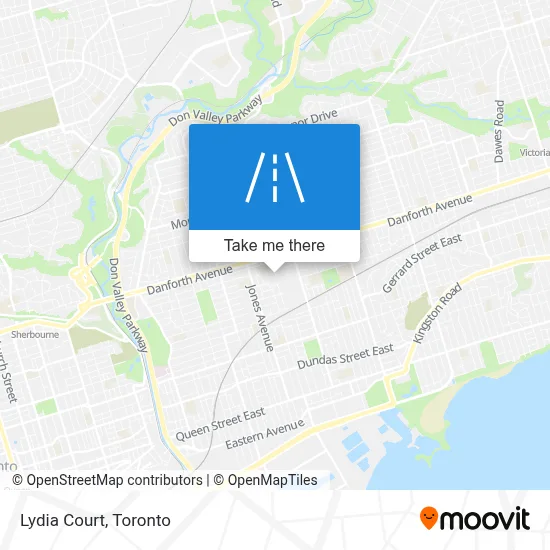 Lydia Court map