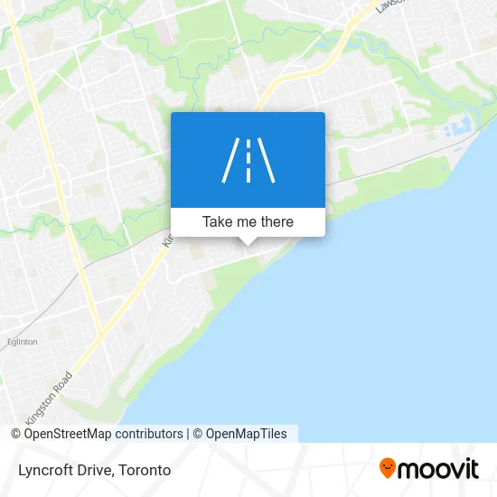 Lyncroft Drive map