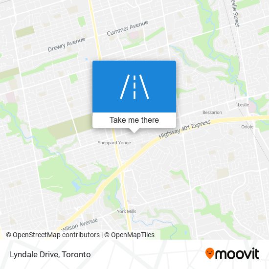 Lyndale Drive map