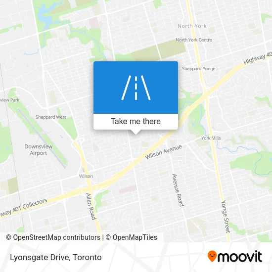 Lyonsgate Drive plan