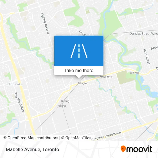 Mabelle Avenue map