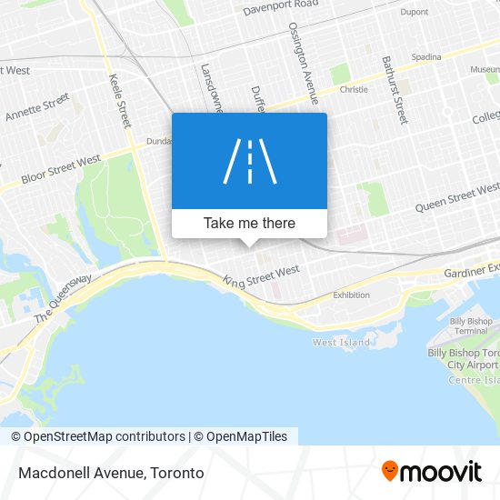 Macdonell Avenue map