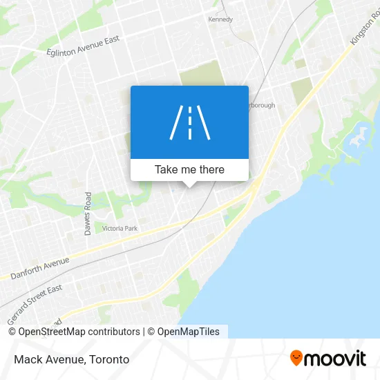 Mack Avenue map