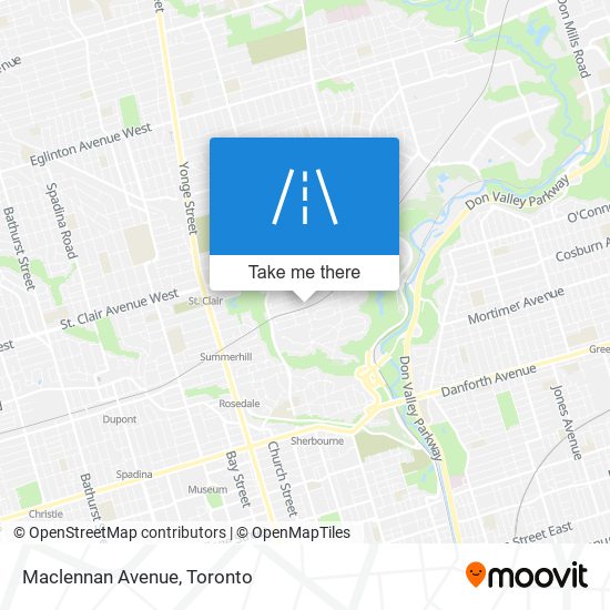 Maclennan Avenue map