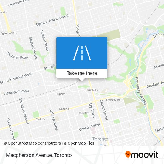 Macpherson Avenue map