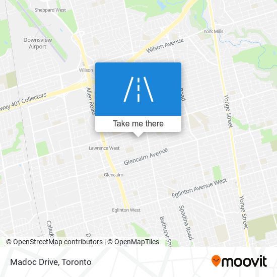 Madoc Drive map