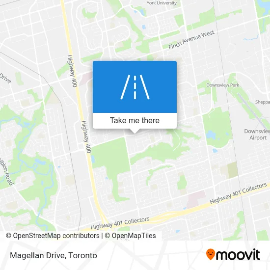 Magellan Drive map