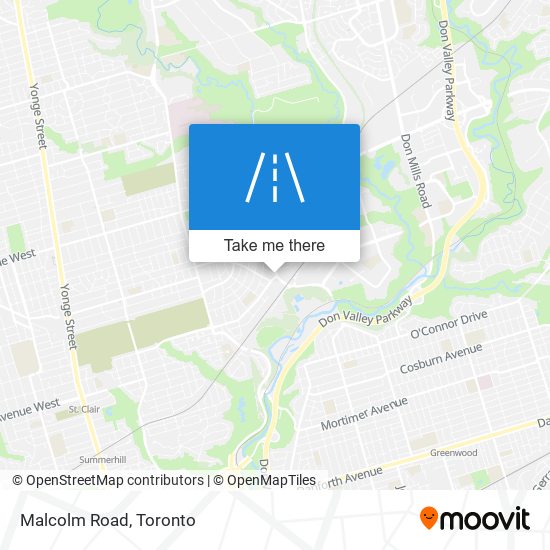 Malcolm Road map