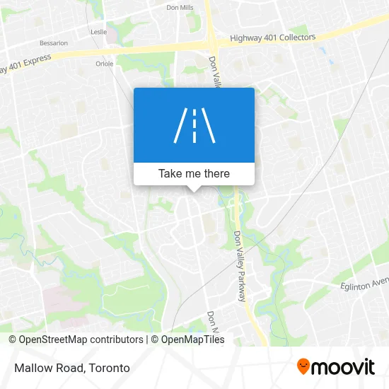 Mallow Road map