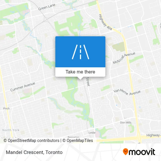 Mandel Crescent map