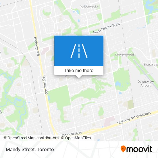 Mandy Street map