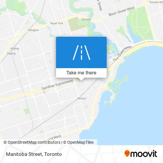 Manitoba Street map