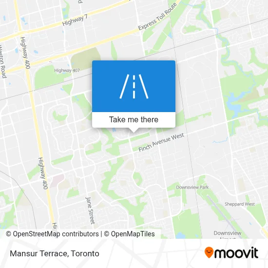 Mansur Terrace map