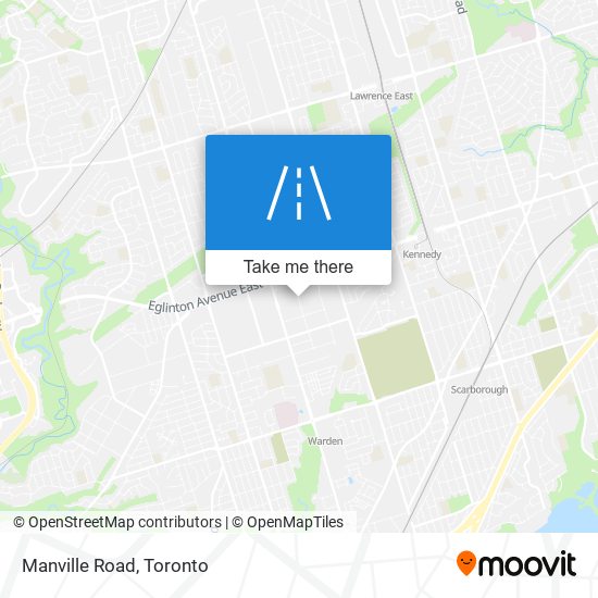 Manville Road map