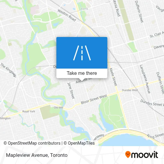 Mapleview Avenue map