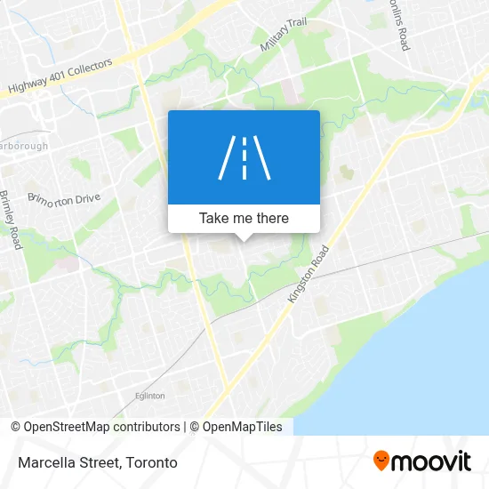Marcella Street map